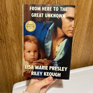 Lisa Marie Elvis Presley From Here To The Great Unknown Hardcover Book!